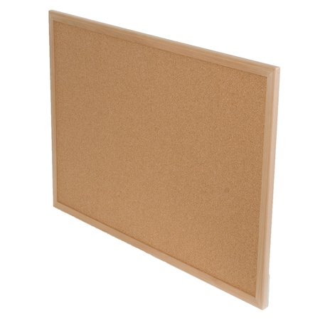 Crestline Products Wood Framed Cork Board, 24in x 36in 10300